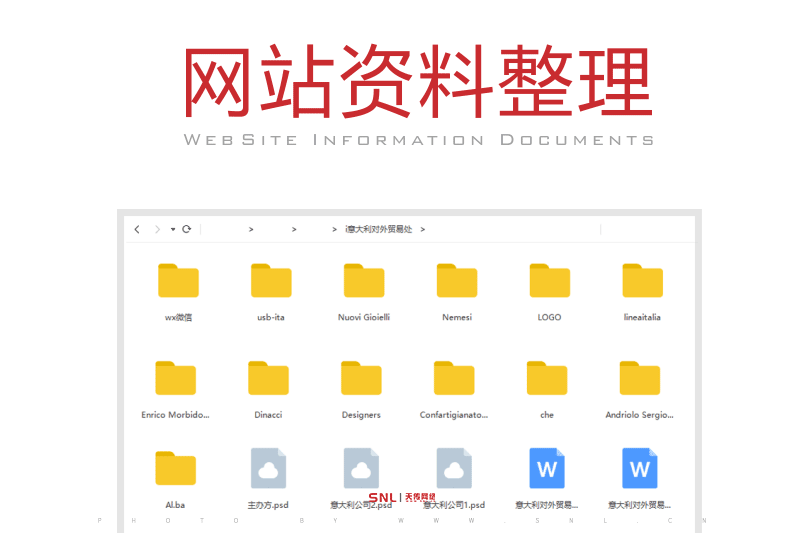 網站建設流程-3網站資料整理