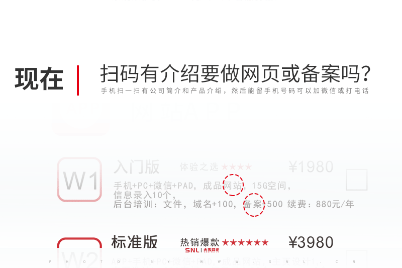 掃二維碼就有介紹信息需要做網(wǎng)頁設(shè)計或備案嗎？