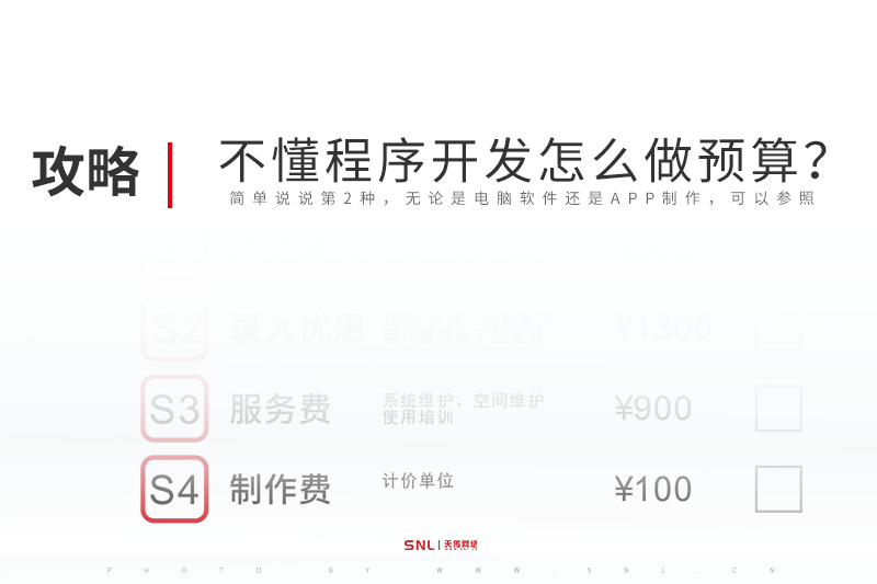 不懂程序系統(tǒng)開發(fā)怎么做預(yù)算？APP制作小程序開發(fā)