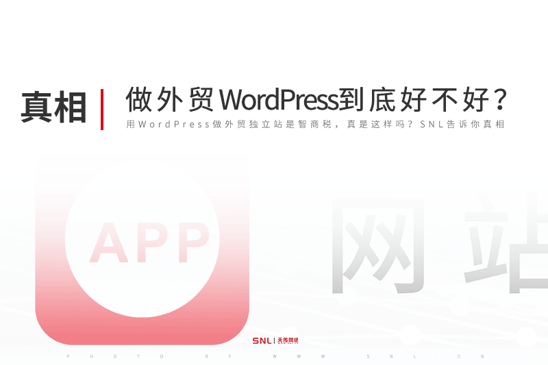 做外貿(mào)獨立站用WordPress二次網(wǎng)頁設計到底好不好？